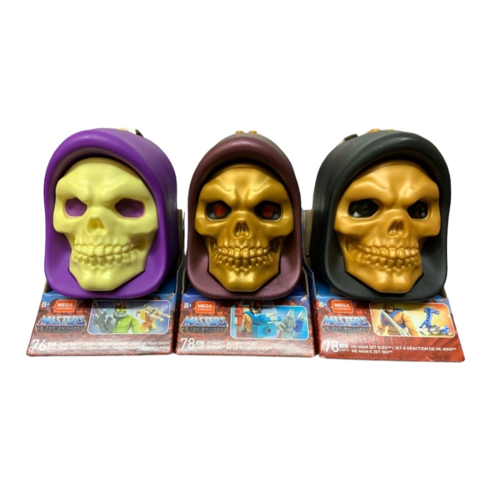 NEW Masters of The Universe Mega Construx SKULLS